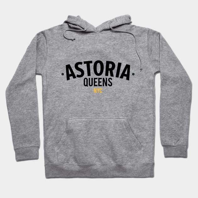 New York Queens - Queens Astoria - Queens logo Hoodie by Boogosh